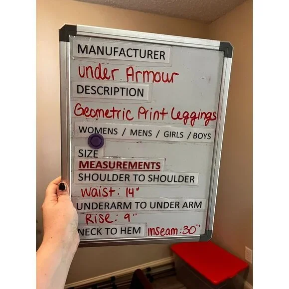 Women's Under Armour Geometric Print Leggings [EXCELLENT] - Picture 3 of 3